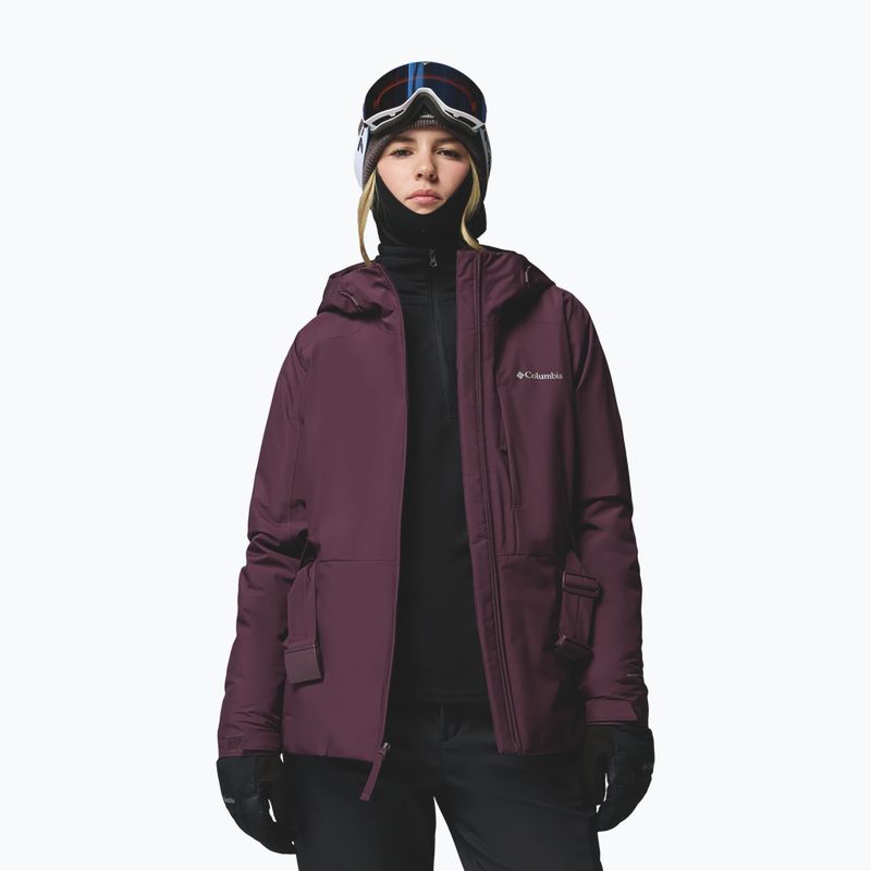 Kurtka narciarska damska Columbia Ava Alpine Balted Insulated moonvista 4