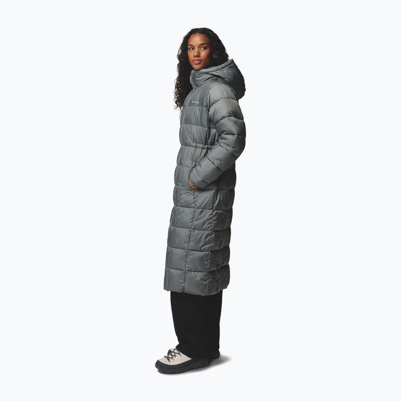 Kurtka ocieplana damska Columbia Puffect III Long sedona sage 5