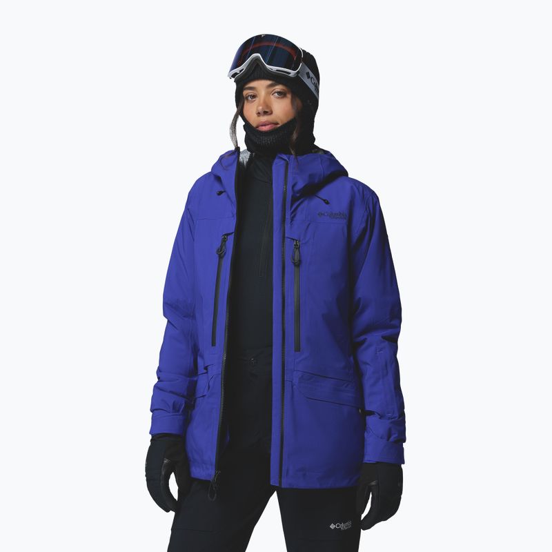 Kurtka narciarska damska Columbia Platinum Peak Insulated purple quartz 5