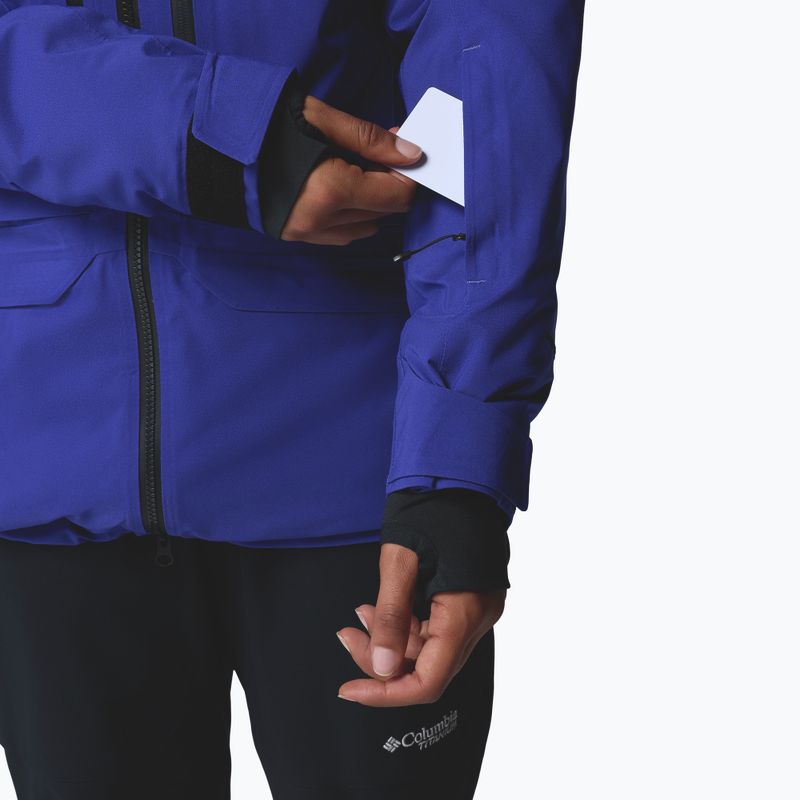 Kurtka narciarska damska Columbia Platinum Peak Insulated purple quartz 10