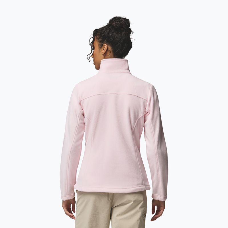 Bluza polarowa damska Columbia Fast Trek II powder pink 3