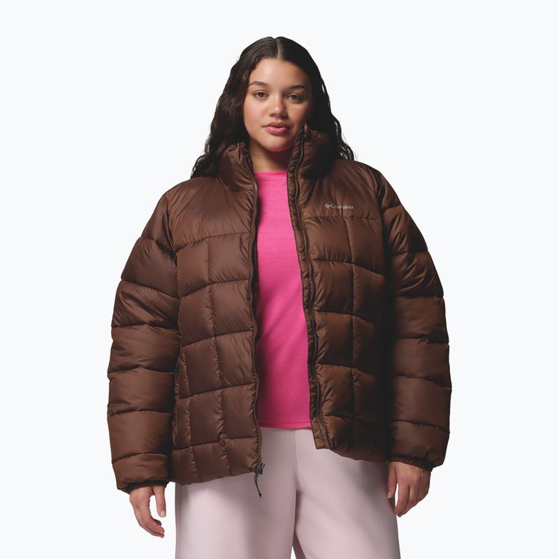 Kurtka ocieplana damska Columbia Puffect III Full Zip tobacco