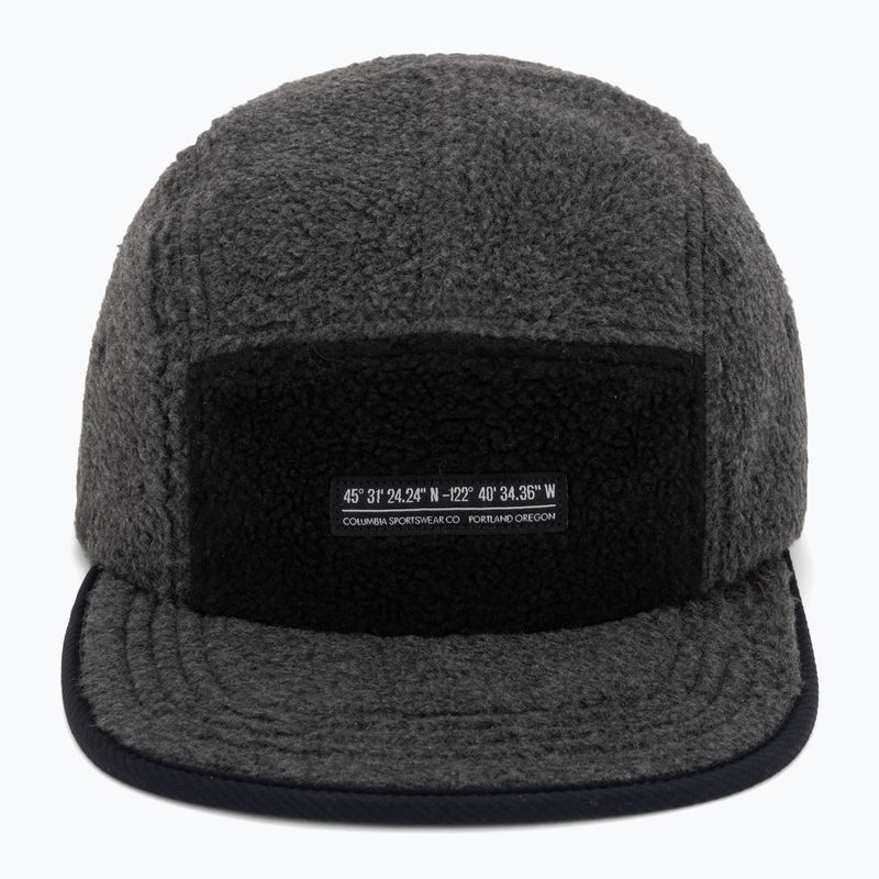 Czapka z daszkiem Columbia Creek Side Thermal 5 Panel charcoal heather fleece/black ripstop 2
