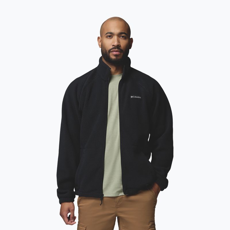 Bluza polarowa męska Columbia Timber Crest MTR Fleece Full Zip black 4