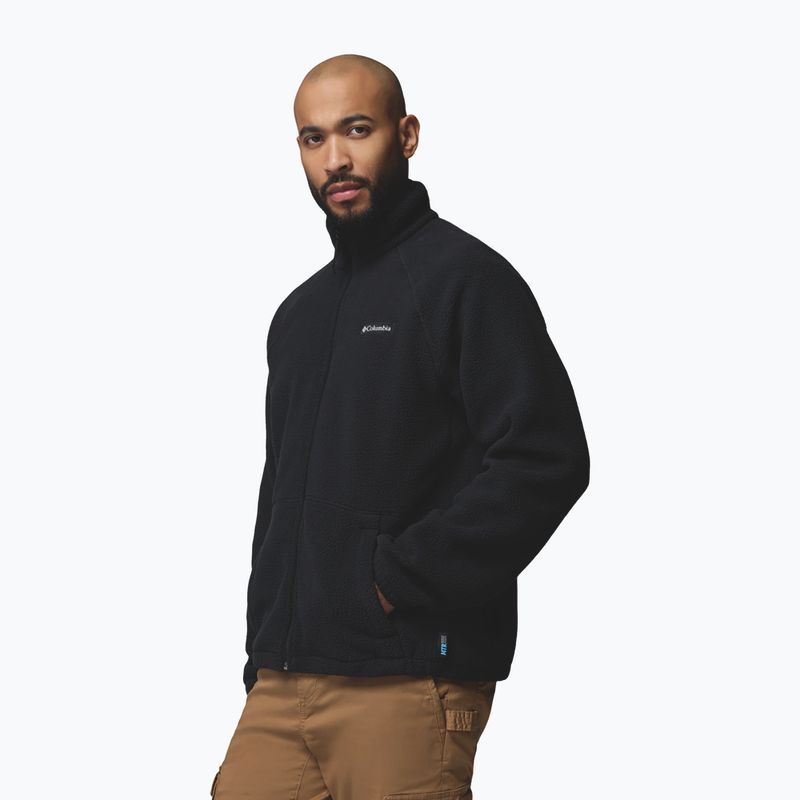 Bluza polarowa męska Columbia Timber Crest MTR Fleece Full Zip black 5