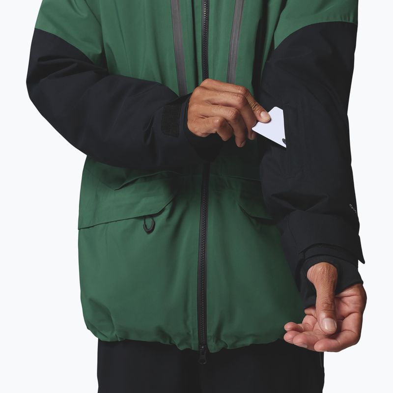 Kurtka narciarska męska Columbia Platinum Peak Insulated rain forest/black 10