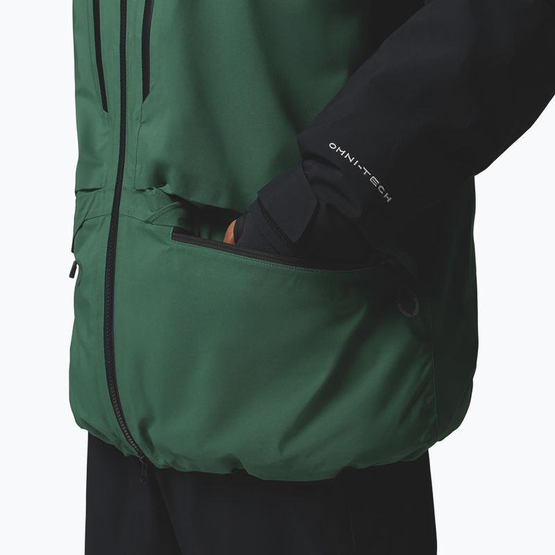 Kurtka narciarska męska Columbia Platinum Peak Insulated rain forest/black 11