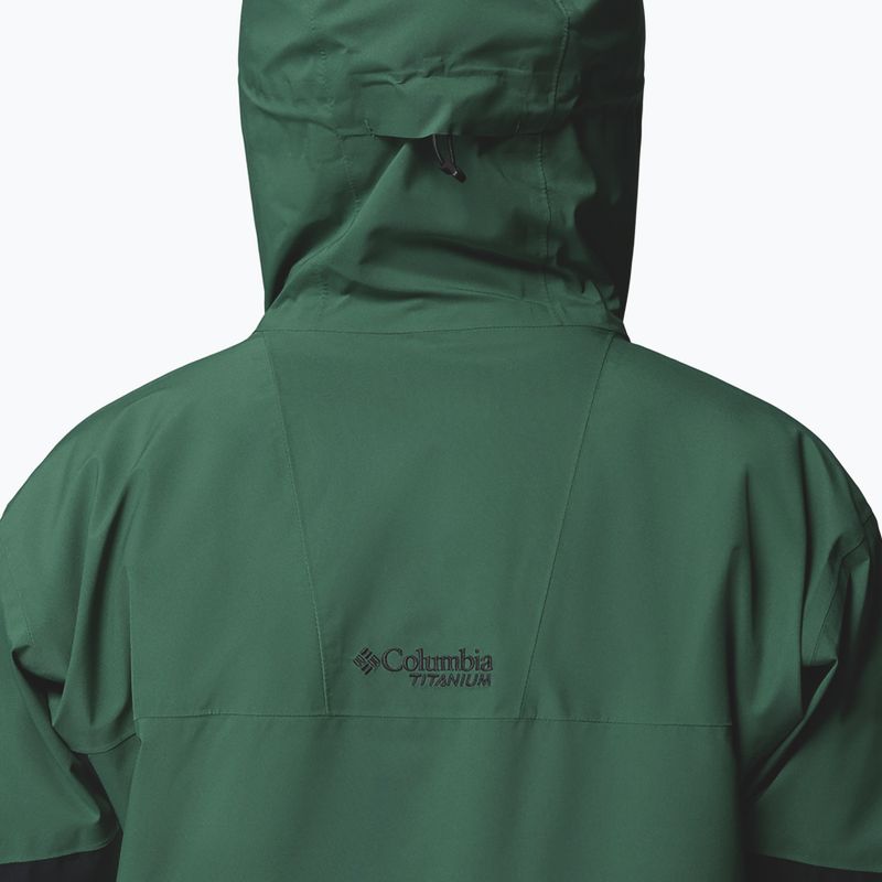 Kurtka narciarska męska Columbia Platinum Peak Insulated rain forest/black 12
