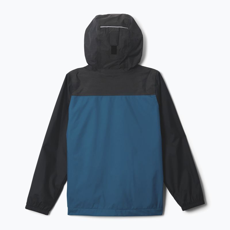 Kurtka przeciwdeszczowa dziecięca Columbia Rainy Trails III Fleece Lined phoenix blue/black 2