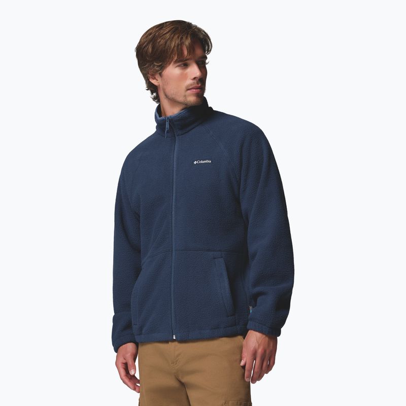 Bluza polarowa męska Columbia Timber Crest MTR Fleece Full Zip collegiate navy 4
