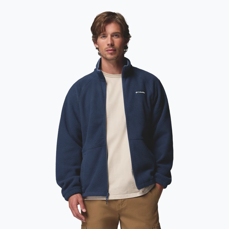 Bluza polarowa męska Columbia Timber Crest MTR Fleece Full Zip collegiate navy 5