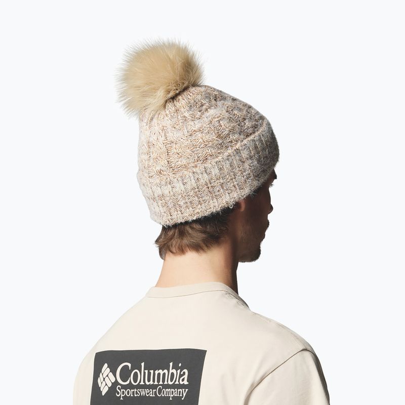 Czapka zimowa Columbia Winter Blur II Beanie camel brown/skittles 4