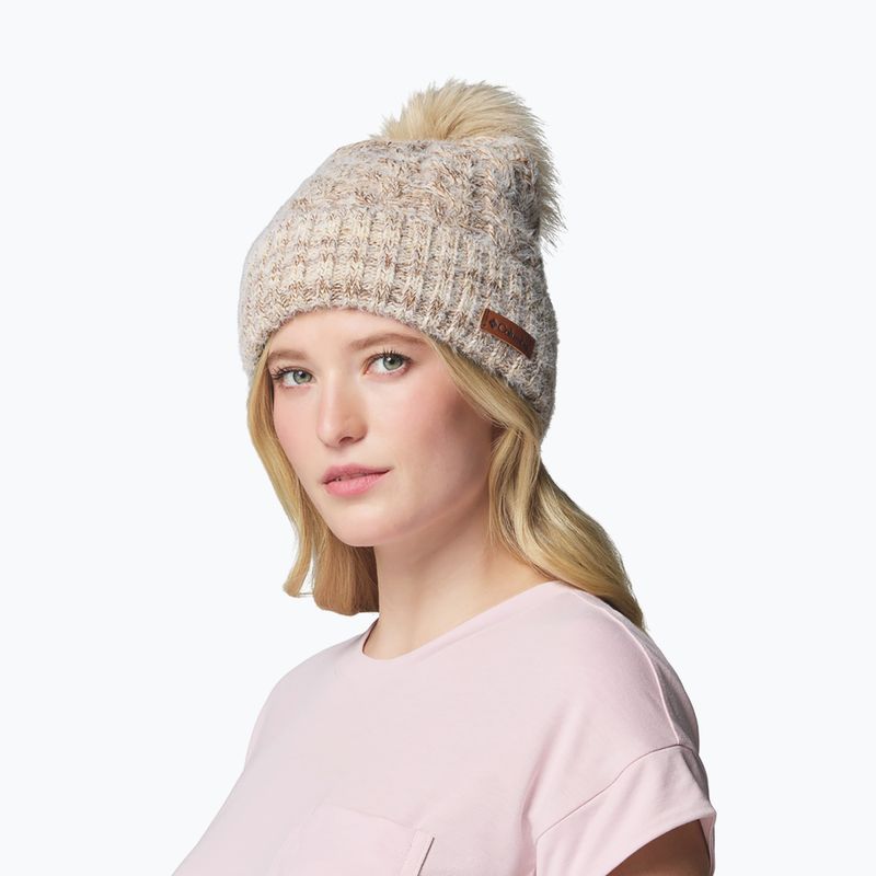 Czapka zimowa Columbia Winter Blur II Beanie camel brown/skittles 5