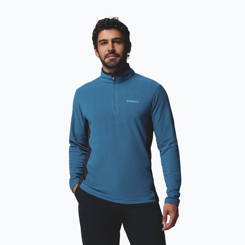 Bluza polarowa męska Columbia Klamath Range II HZ Phoenix Blue/Black