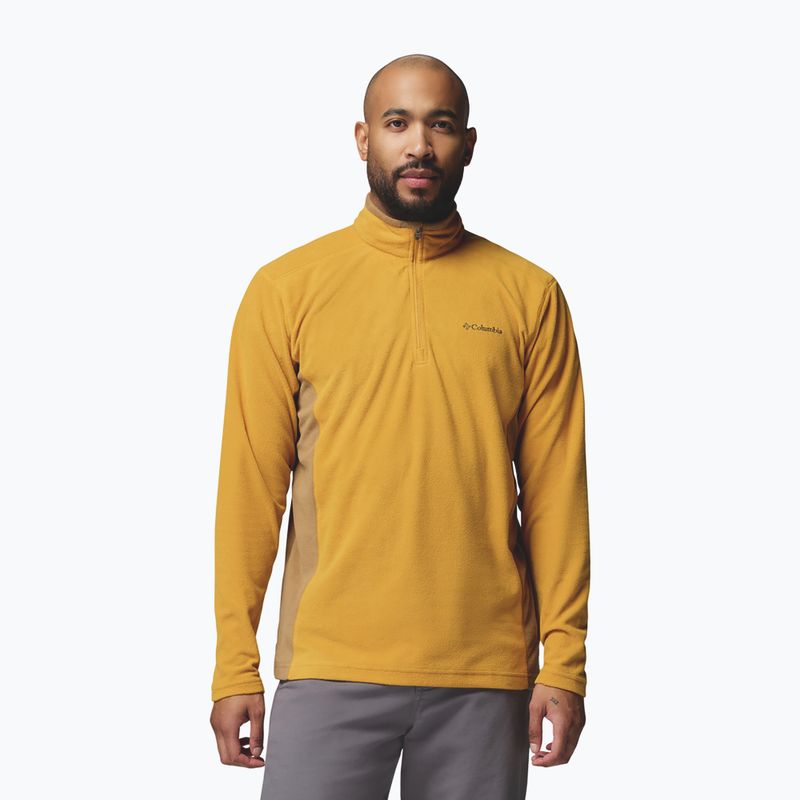 Bluza polarowa męska Columbia Klamath Range II HZ Squash/Delta