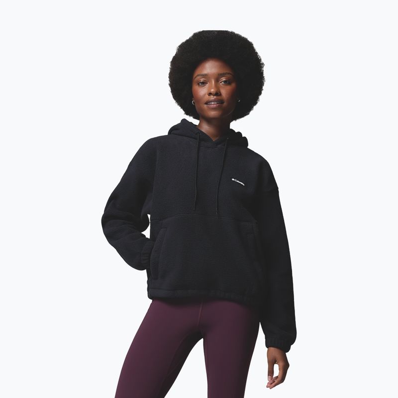 Bluza polarowa damska Columbia Timber Meadow MTR Fleece Hoodie black