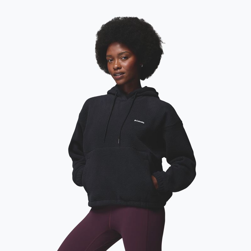 Bluza polarowa damska Columbia Timber Meadow MTR Fleece Hoodie black 4
