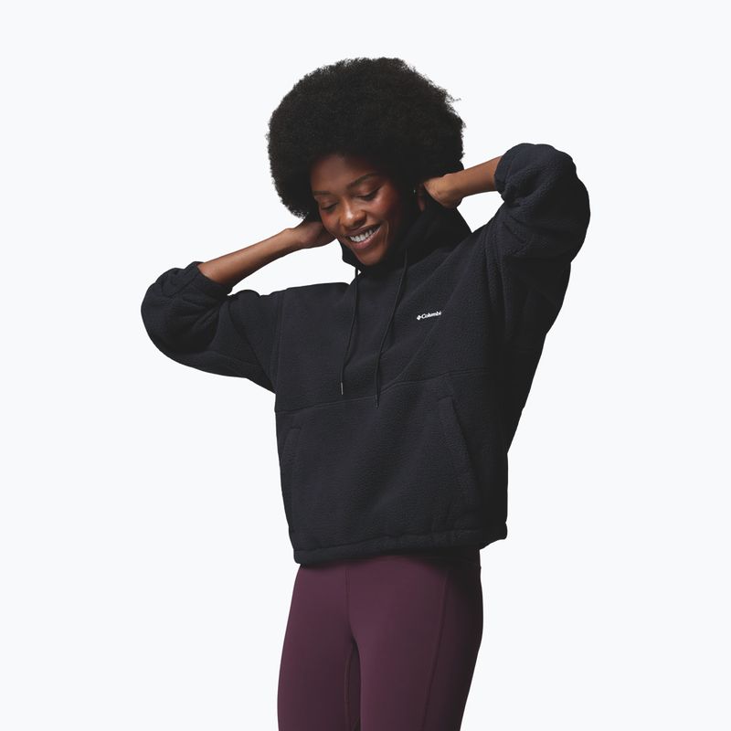 Bluza polarowa damska Columbia Timber Meadow MTR Fleece Hoodie black 5
