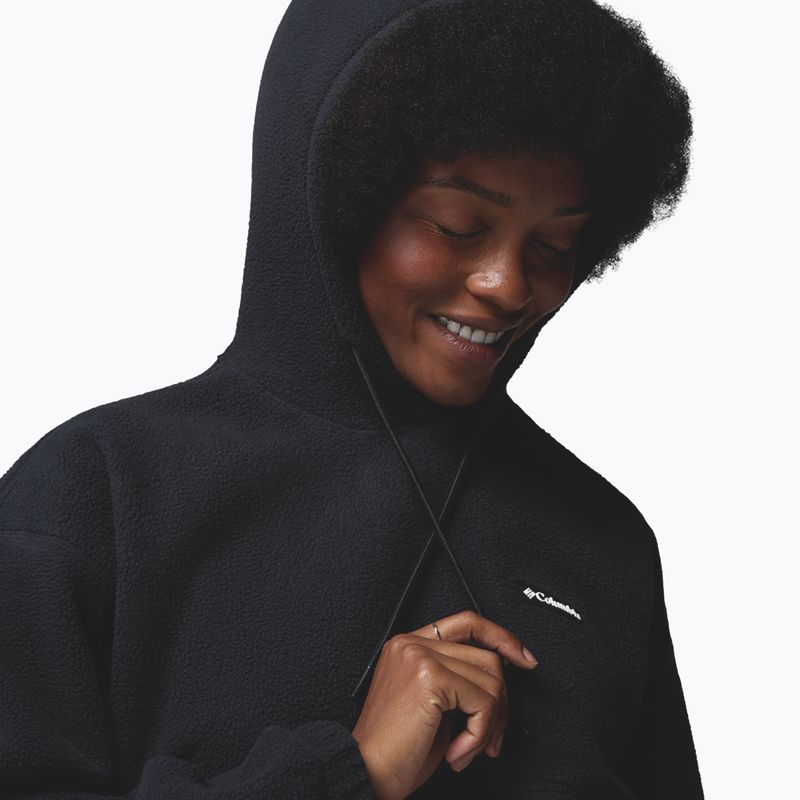 Bluza polarowa damska Columbia Timber Meadow MTR Fleece Hoodie black 6