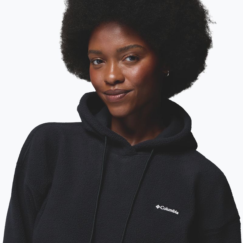 Bluza polarowa damska Columbia Timber Meadow MTR Fleece Hoodie black 7