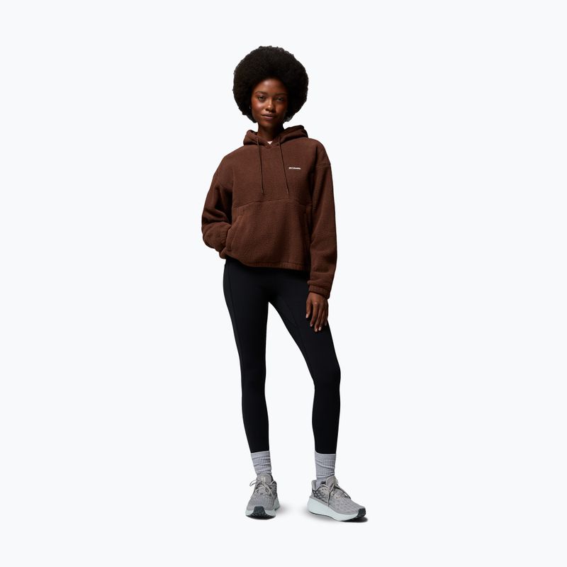 Bluza polarowa damska Columbia Timber Meadow MTR Fleece Hoodie tobacco 2