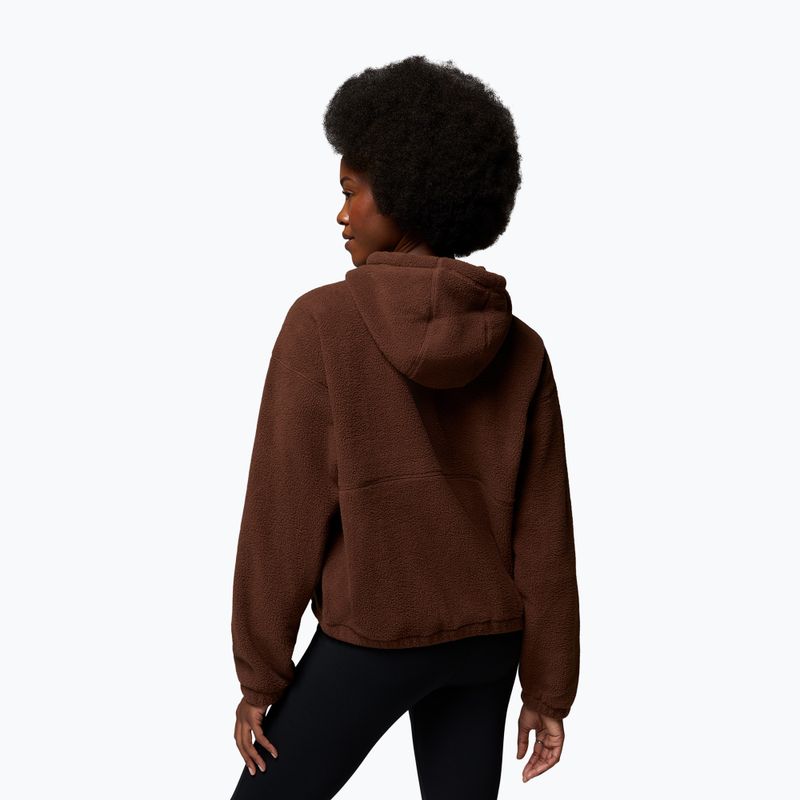 Bluza polarowa damska Columbia Timber Meadow MTR Fleece Hoodie tobacco 3