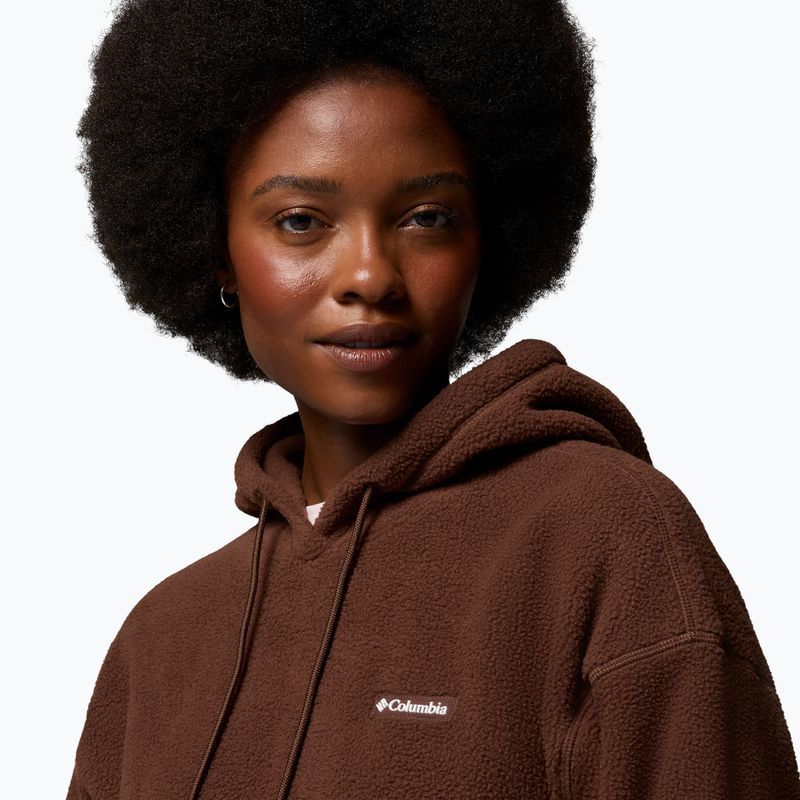Bluza polarowa damska Columbia Timber Meadow MTR Fleece Hoodie tobacco 6