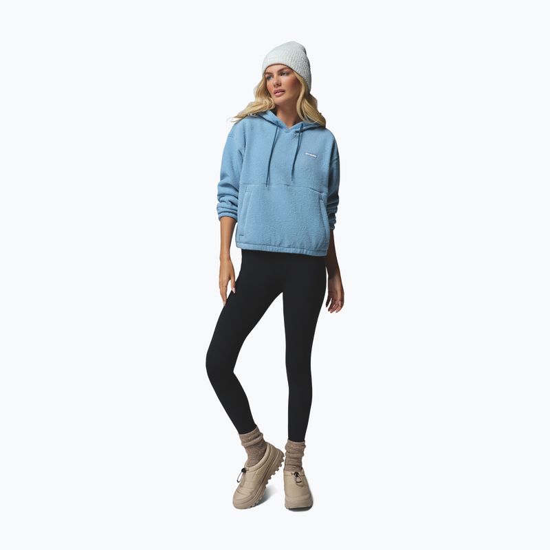 Bluza polarowa damska Columbia Timber Meadow MTR Fleece Hoodie rainy day 2