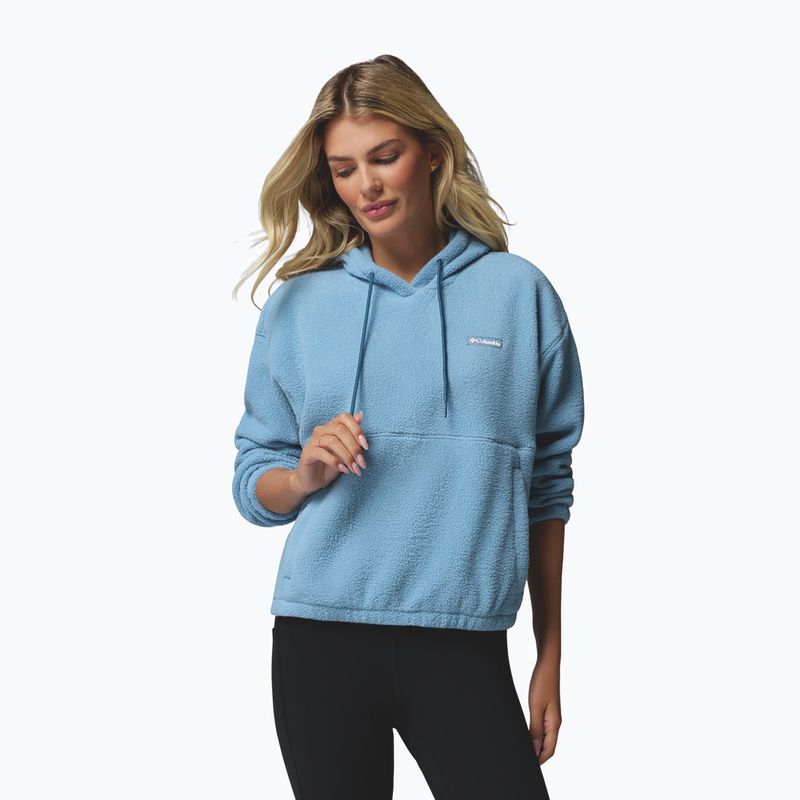Bluza polarowa damska Columbia Timber Meadow MTR Fleece Hoodie rainy day 3