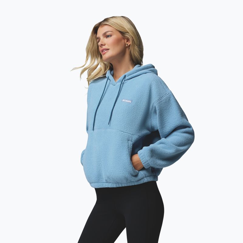 Bluza polarowa damska Columbia Timber Meadow MTR Fleece Hoodie rainy day 5