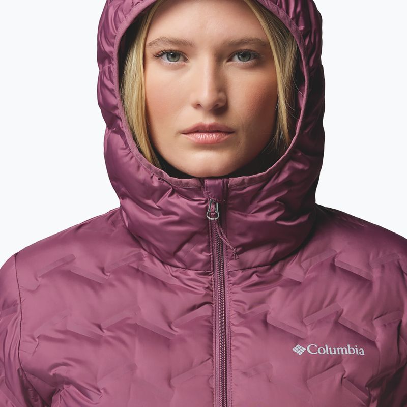 Kurtka puchowa damska Columbia Delta Ridge II Long Down antique mauve 6