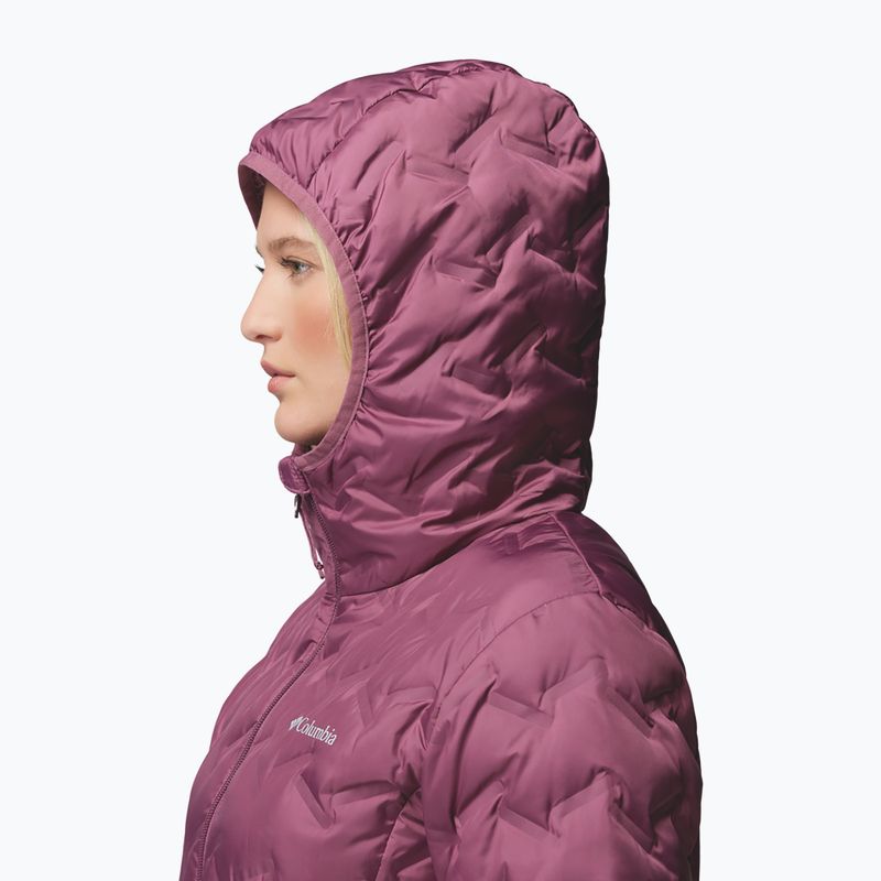 Kurtka puchowa damska Columbia Delta Ridge II Long Down antique mauve 7