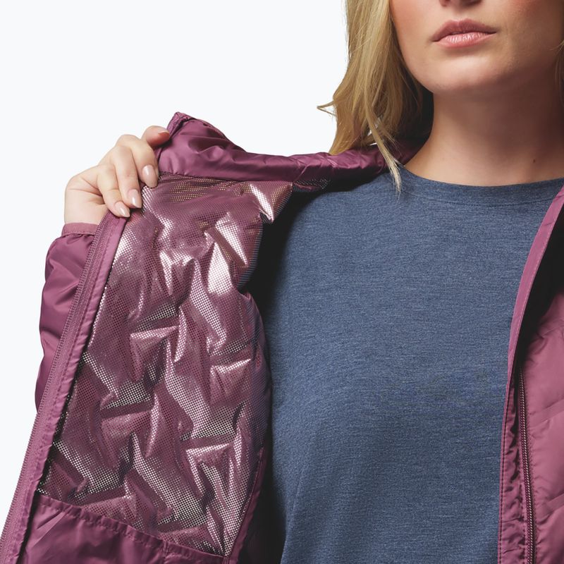 Kurtka puchowa damska Columbia Delta Ridge II Long Down antique mauve 8