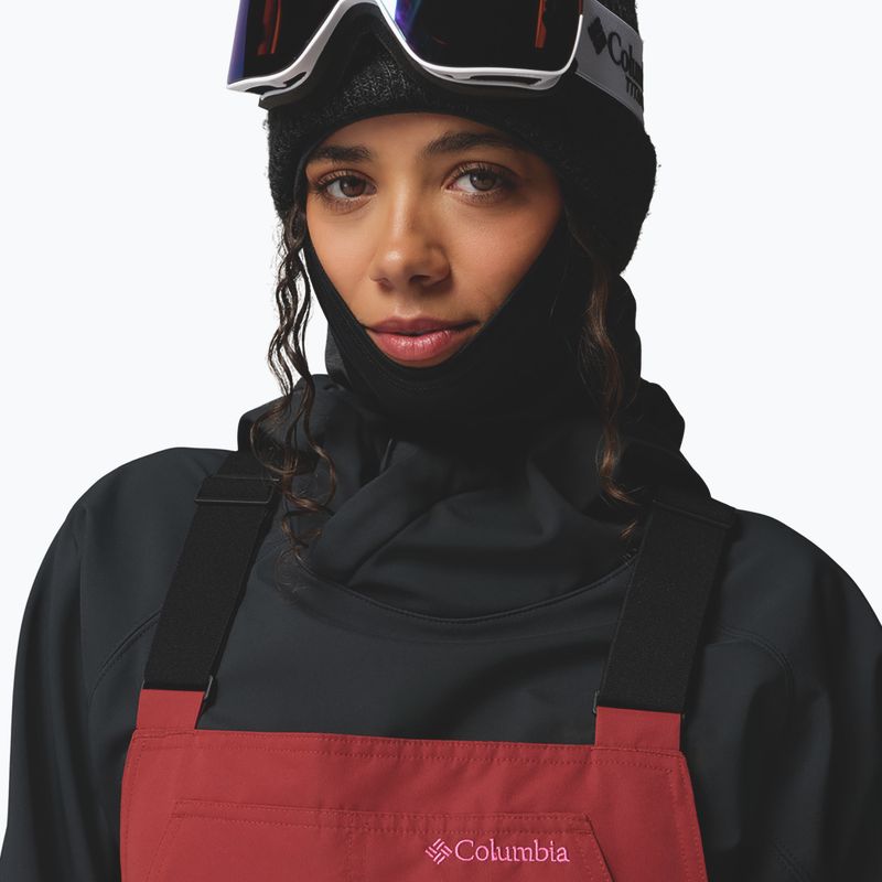 Spodnie narciarskie damskie Columbia Coreshot Bib red oxide 5