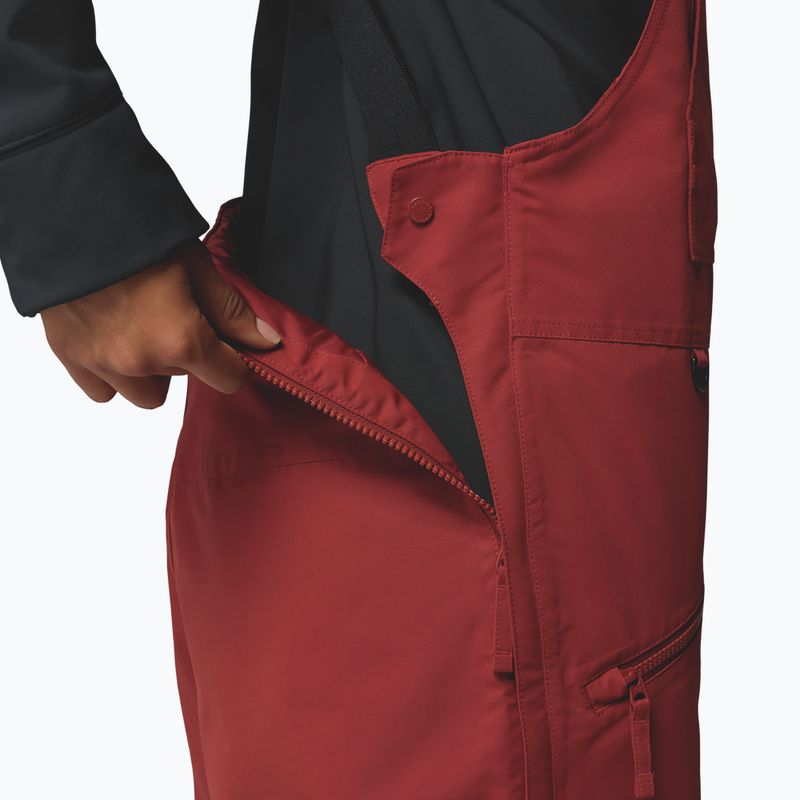Spodnie narciarskie damskie Columbia Coreshot Bib red oxide 7