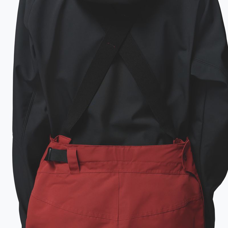 Spodnie narciarskie damskie Columbia Coreshot Bib red oxide 10