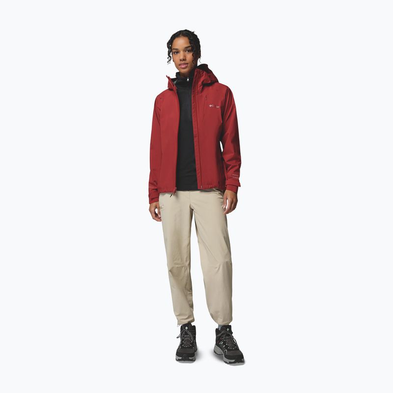 Kurtka softshell damska Columbia Trailborne 2.5L Shell red oxide 2