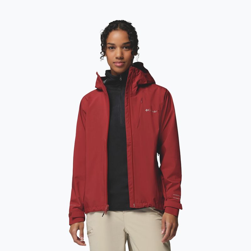 Kurtka softshell damska Columbia Trailborne 2.5L Shell red oxide 4