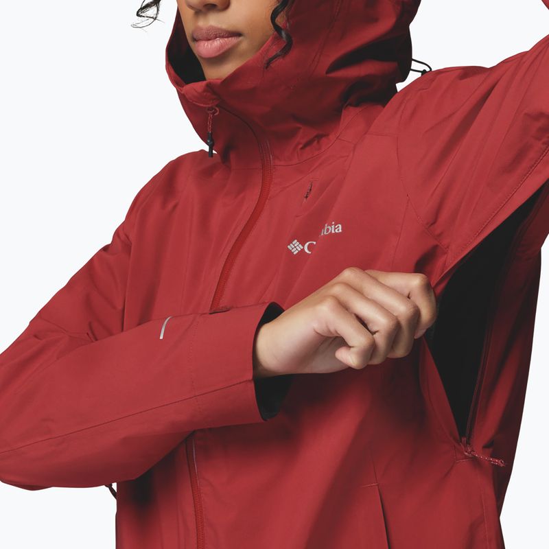 Kurtka softshell damska Columbia Trailborne 2.5L Shell red oxide 6
