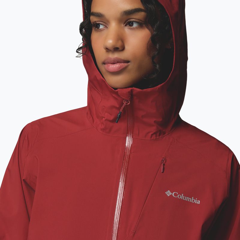 Kurtka softshell damska Columbia Trailborne 2.5L Shell red oxide 8
