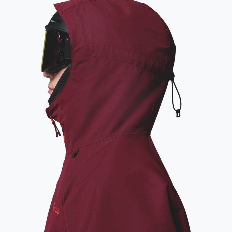 Kurtka snowboardowa męska Columbia Coreshot Shell Anorak red oxide/rich wine 6