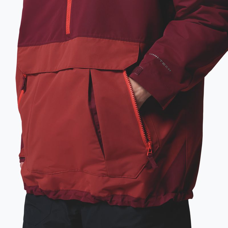 Kurtka snowboardowa męska Columbia Coreshot Shell Anorak red oxide/rich wine 11