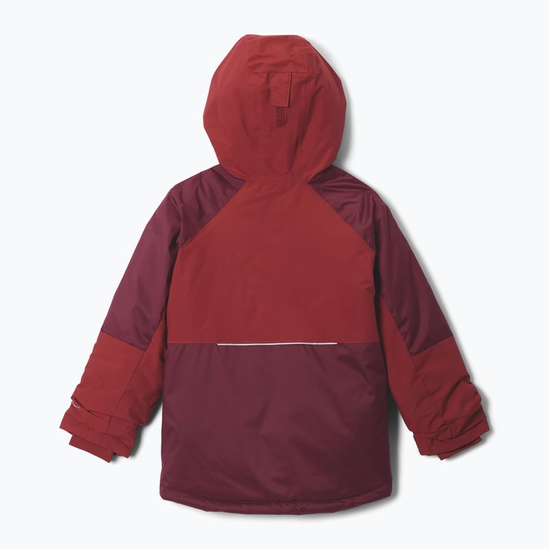 Kurtka narciarska dziecięca Columbia Mighty Mogul III rich wine/red oxide 2
