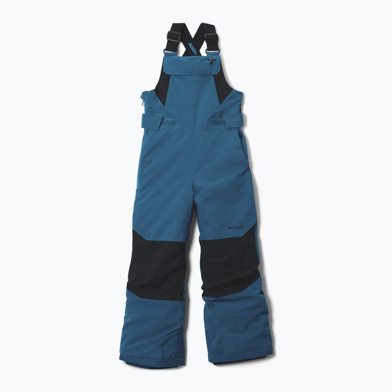 Spodnie narciarskie dziecięce Columbia Holcomb Grove Bib phoenix blue/black
