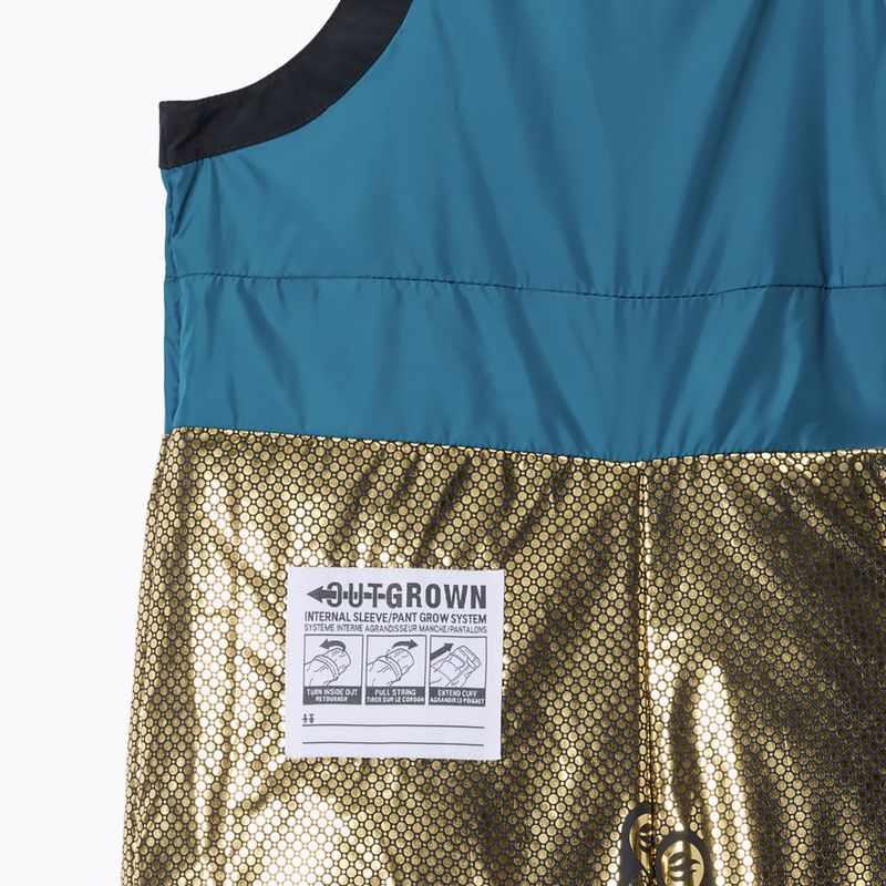 Spodnie narciarskie dziecięce Columbia Holcomb Grove Bib phoenix blue/black 3
