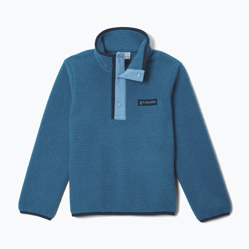 Bluza polarowa dziecięca Columbia Halvetia II Half Snap Fleece phoenix blue/rainy day