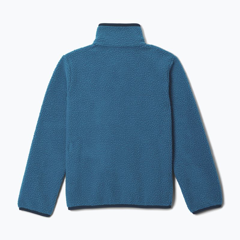 Bluza polarowa dziecięca Columbia Halvetia II Half Snap Fleece phoenix blue/rainy day 2