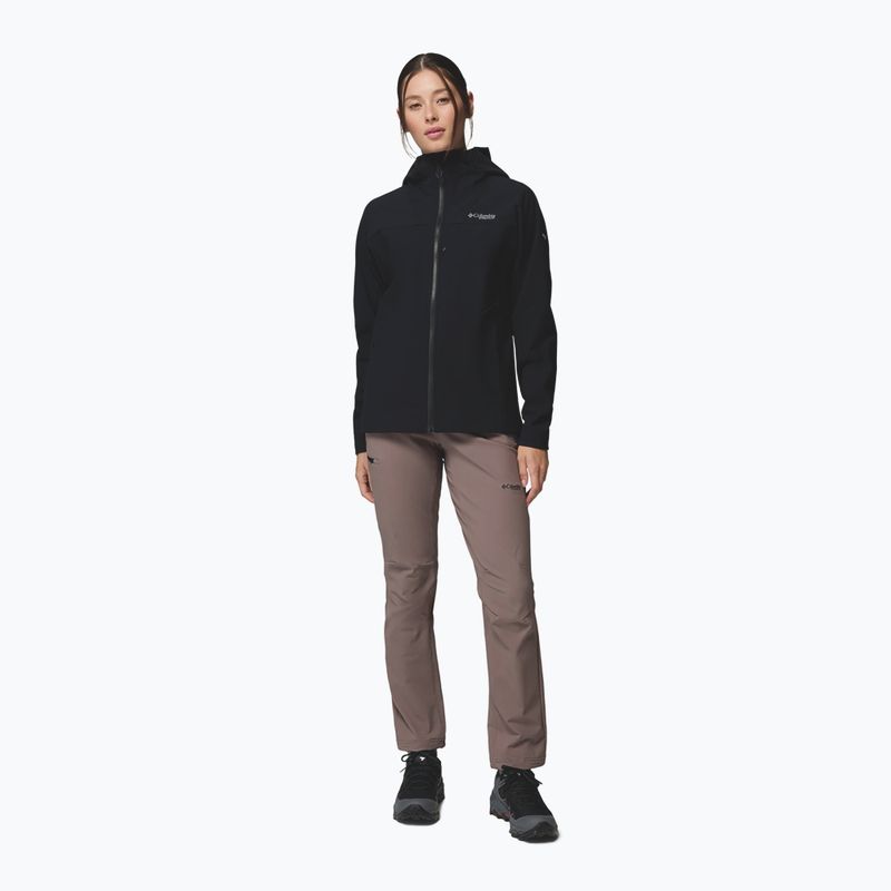 Kurtka softshell damska Columbia Tennen Mountain Hooded Softshell black 2