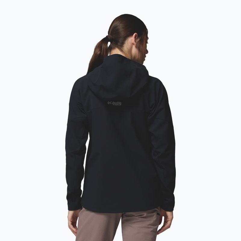 Kurtka softshell damska Columbia Tennen Mountain Hooded Softshell black 3