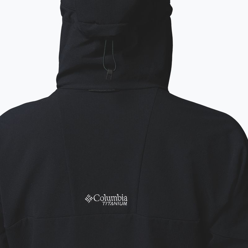 Kurtka softshell damska Columbia Tennen Mountain Hooded Softshell black 7